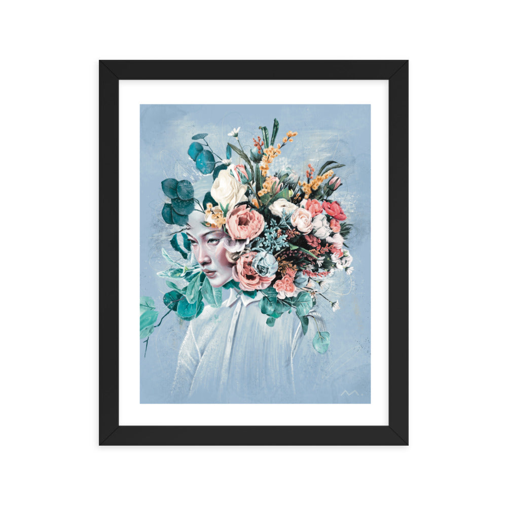 "Mind Bloom" Art Print (Framed)