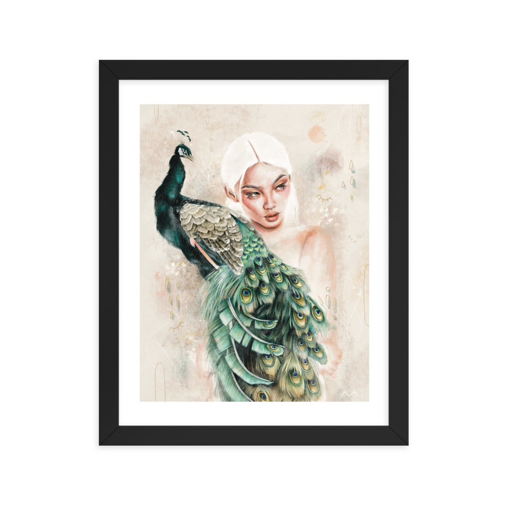 "Feathers" Art Print (Framed)