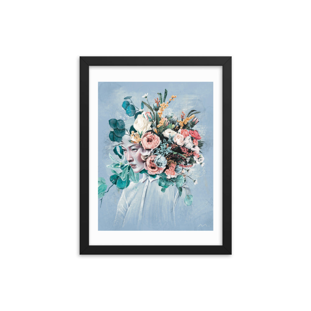 "Mind Bloom" Art Print (Framed)