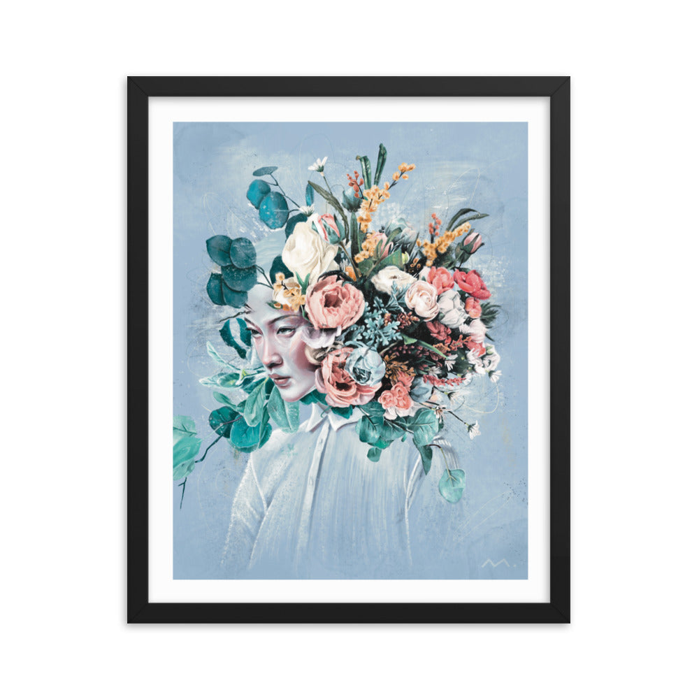 "Mind Bloom" Art Print (Framed)