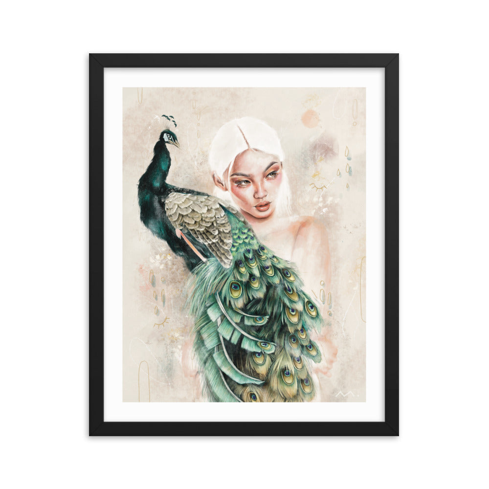 "Feathers" Art Print (Framed)