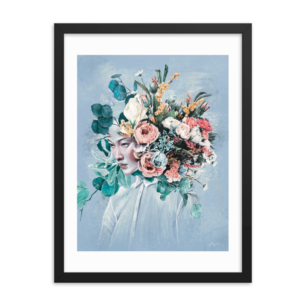 "Mind Bloom" Art Print (Framed)
