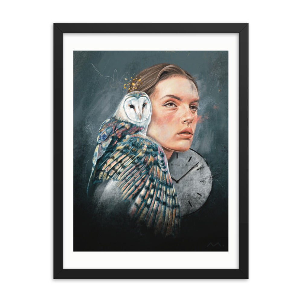 "Now" Art Print (Framed)