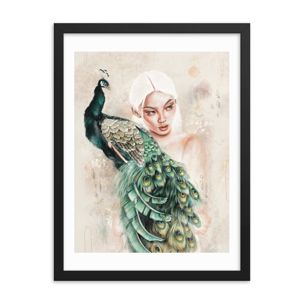 "Feathers" Art Print (Framed)