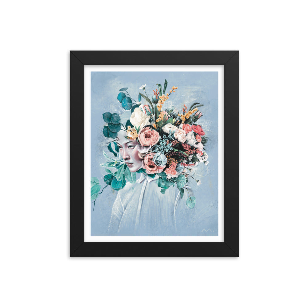 "Mind Bloom" Art Print (Framed)