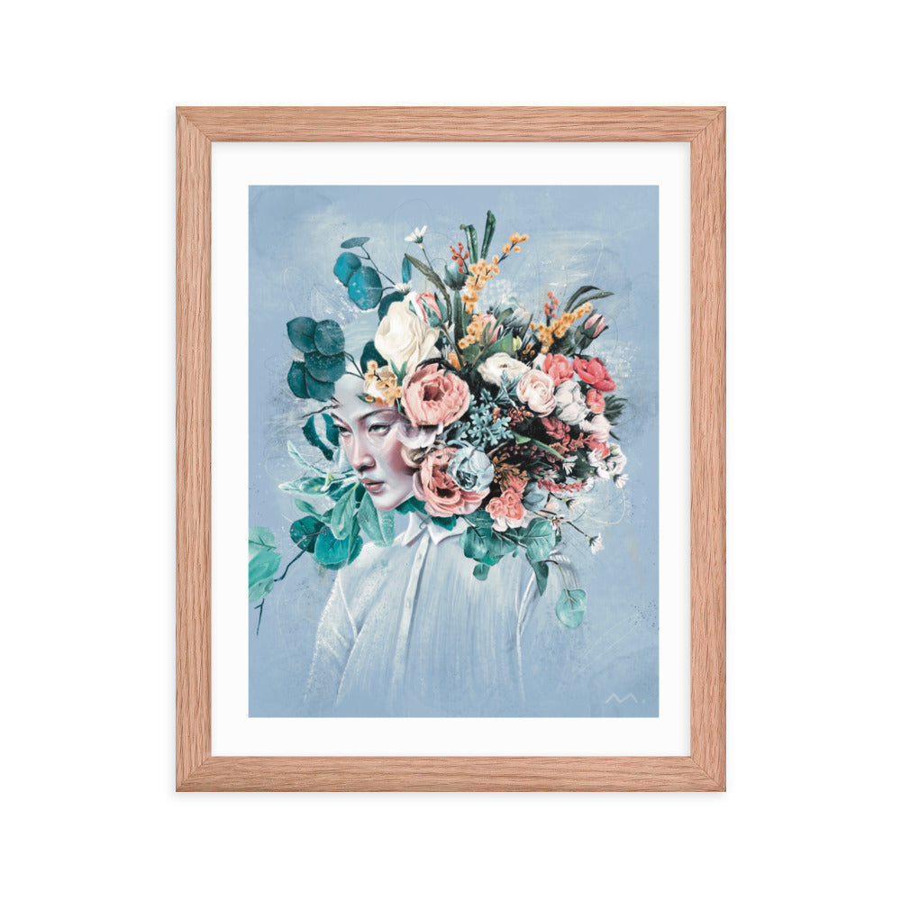 "Mind Bloom" Art Print (Framed)