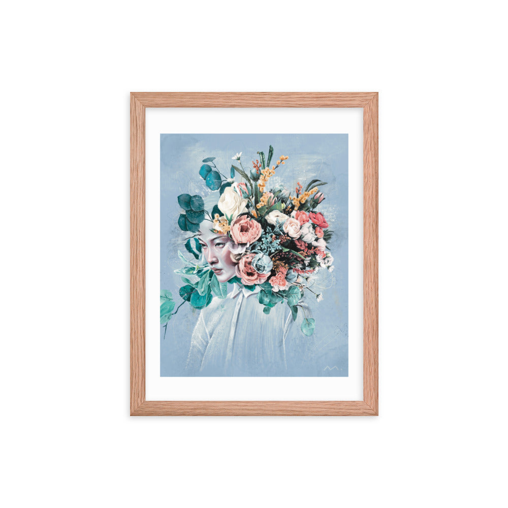 "Mind Bloom" Art Print (Framed)