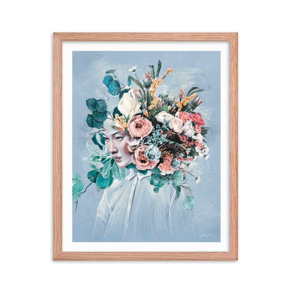 "Mind Bloom" Art Print (Framed)