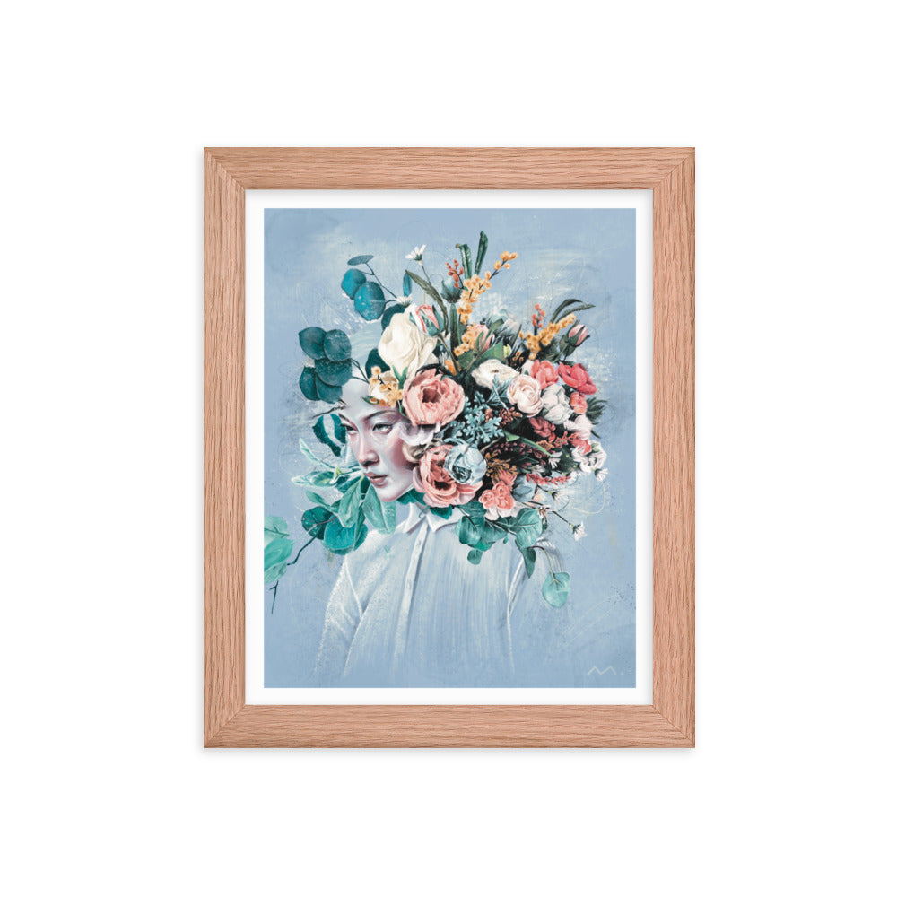 "Mind Bloom" Art Print (Framed)