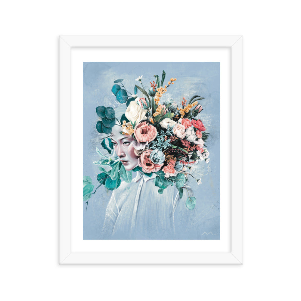 "Mind Bloom" Art Print (Framed)