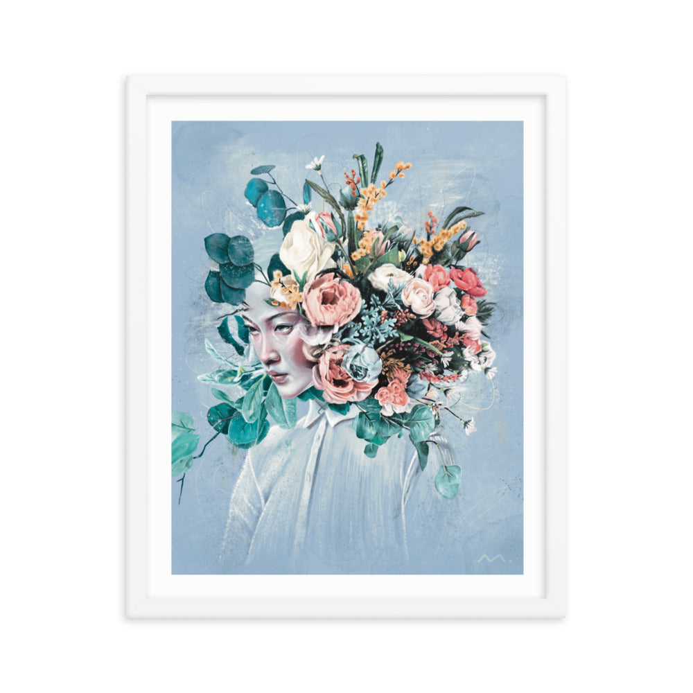 "Mind Bloom" Art Print (Framed)