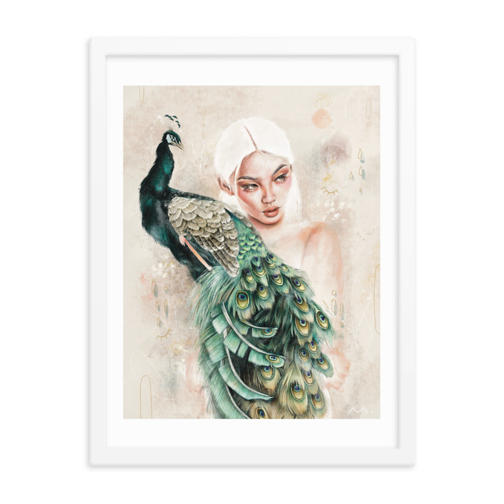 "Feathers" Art Print (Framed)