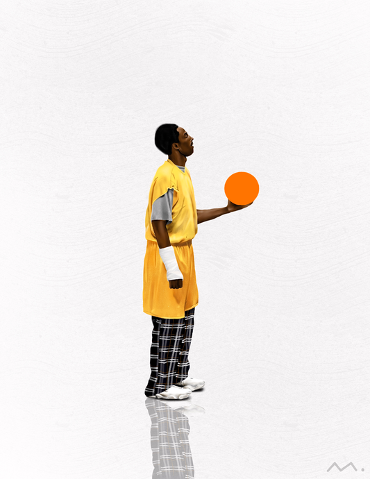 Kobe Bryant Pajamas Art Print (2020)