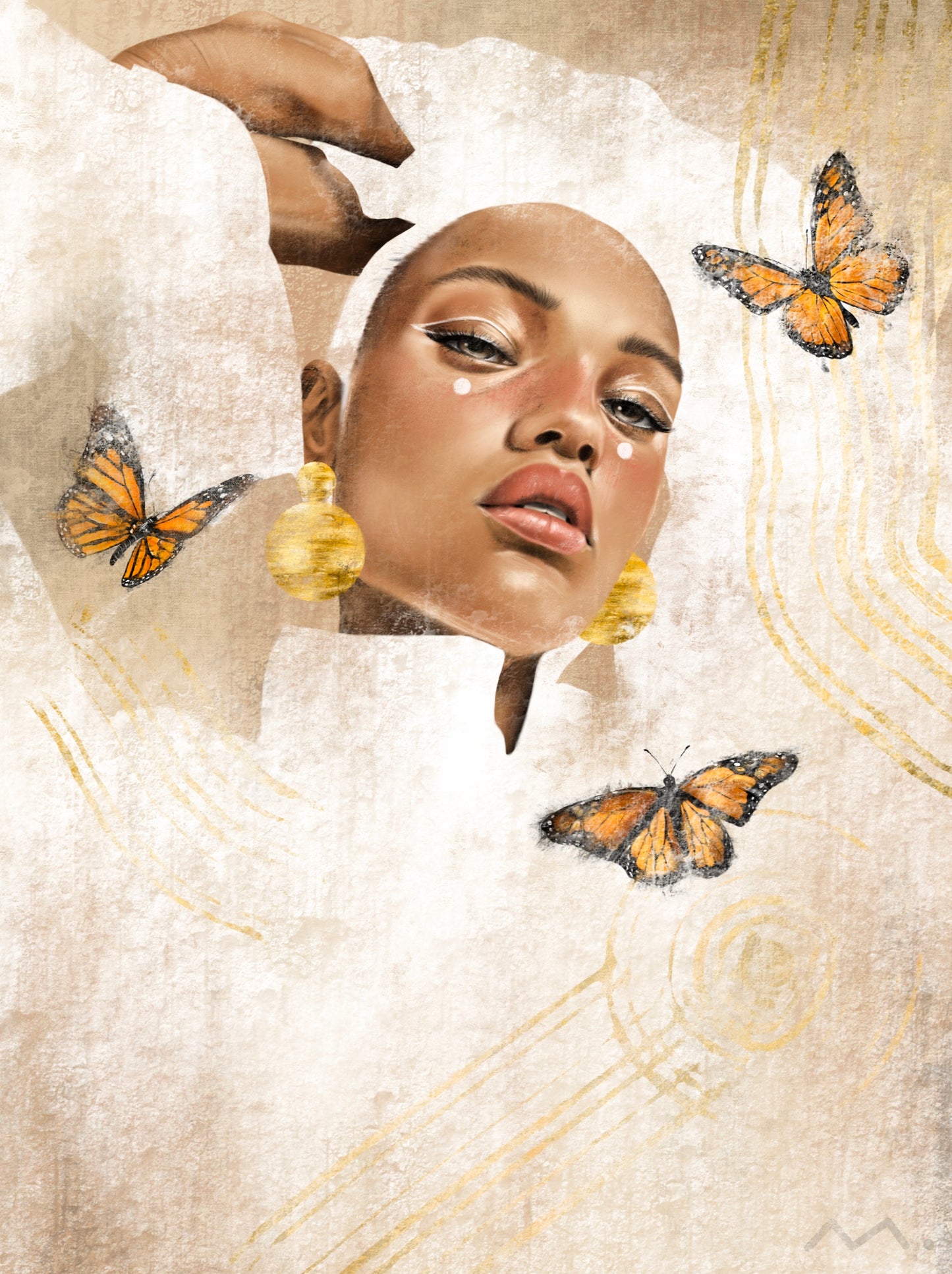 Monarch Art Print (2020)