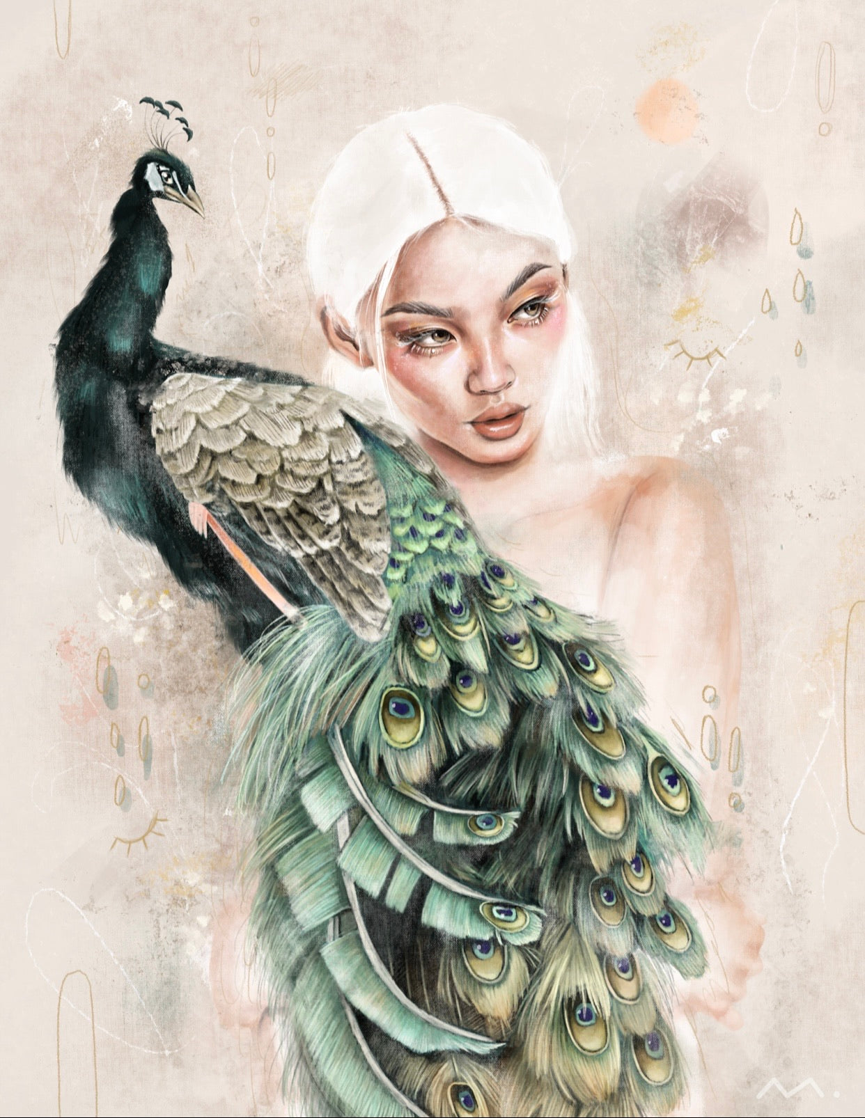 Feathers Art Print (2021)